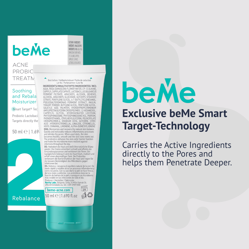 beMe Moisturizing Cream – Restores and Protects the Skin Barrier