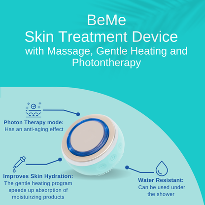 beMe Facial Skin Treatment Device – 4 Modes for Cleansing, Hydration & Anti-Age Care