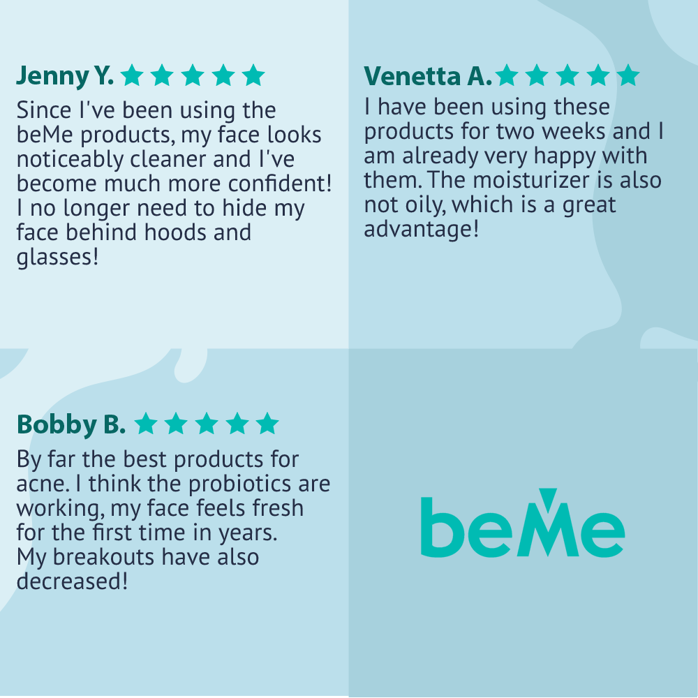 beMe 3-in-1 Set – Complete Routine for Clear and Healthy Skin