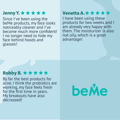 beMe 3-in-1 Set – Complete Routine for Clear and Healthy Skin