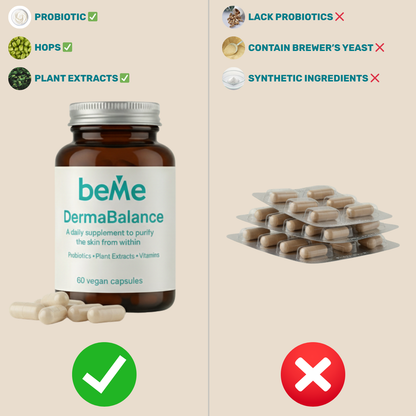 beMe Inside & Out Clear Skin Set – DermaBalance + 3-Step Routine