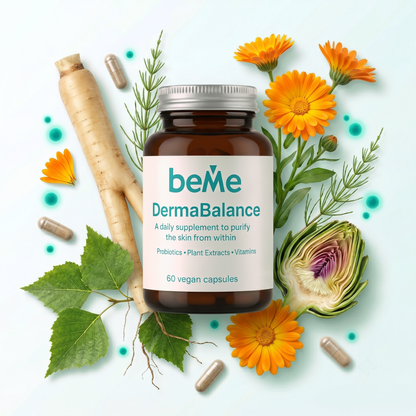 beMe DermaBalance – Food Supplement with Probiotics for Clear and Healthy Skin