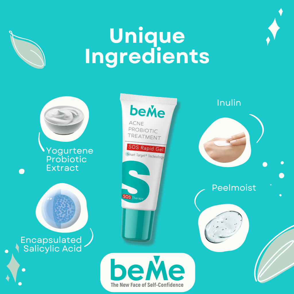 beMe SOS Rapid Gel – Fast-Acting Care for Blemishes and Scars
